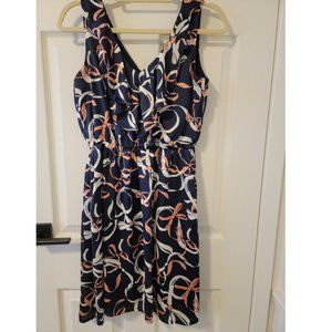 H&M Navy Bow dress